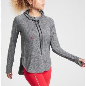 Athleta Uptempo Hoodie sz XS heathered grey
